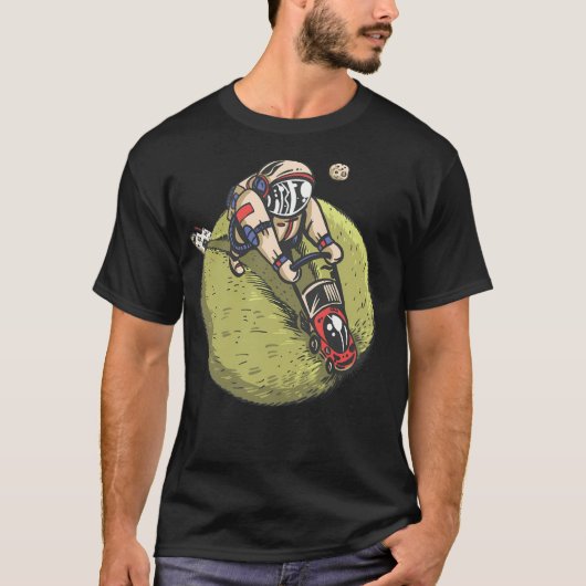 月の宇宙飛行士 Tシャツ (正面)