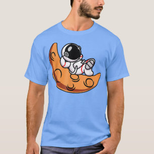 月の宇宙Uで入浴する素敵な宇宙飛行士おもしろいの太陽 Tシャツ