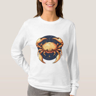 月の守護者: かに座 Tシャツ