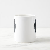 月の守護者 - 黒翼の狼 コーヒーマグカップ (中央)