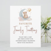 月の家のお気に入りの伝統の看板 招待状 (スタンド正面)