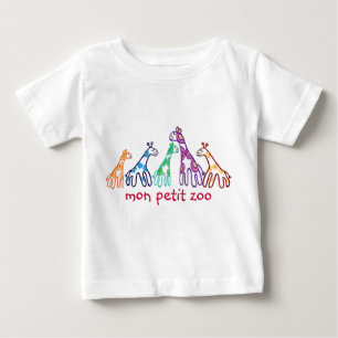 月の小動物動物園 ベビーTシャツ