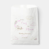 月の少女がベビーシャワーを浴びる フェイバーバッグ (正面)