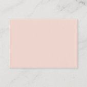 月の少女の上に赤ちゃんシャワー表示シャワー エンクロージャーカード (裏面)