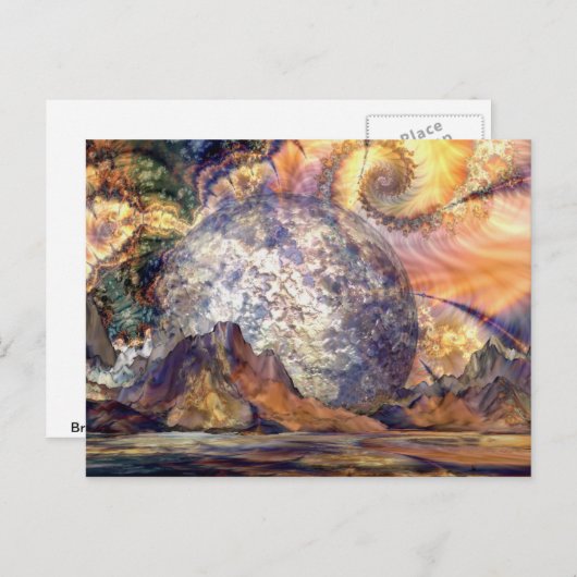 月の嵐 ポストカード (正面/裏面)