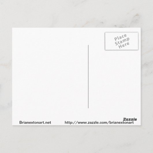 月の嵐 ポストカード (裏面)