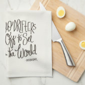 月の川 キッチンタオル (四つ折り)