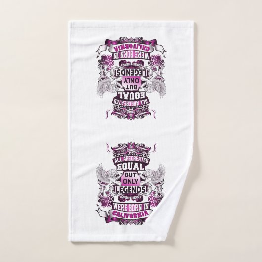 月の年の場所 – すべて作成された同じ凡例生まれ ハンドタオル (ハンドタオル)