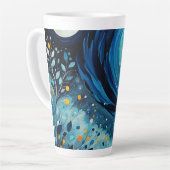 月の庭804 カフェラテマグ (左アングル)