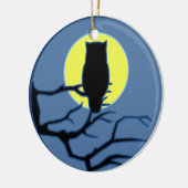 月の影によって セラミックオーナメント (左)