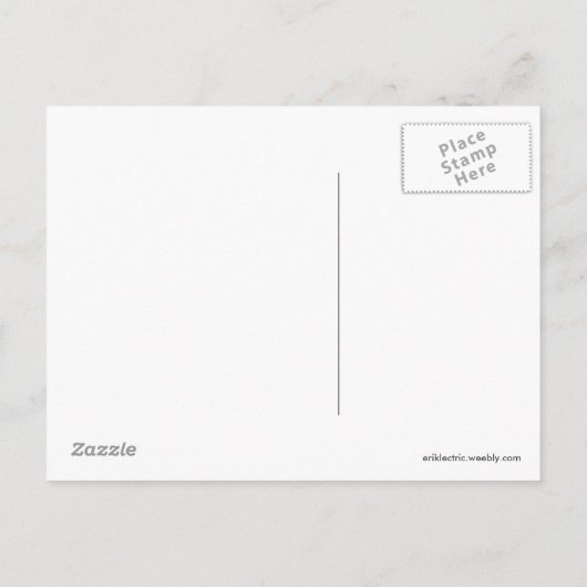 月の影 ポストカード (裏面)