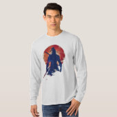 月の影 – 忍の沈黙 Tシャツ (正面フル)