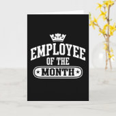 月の従業員 カード (黄色い花)