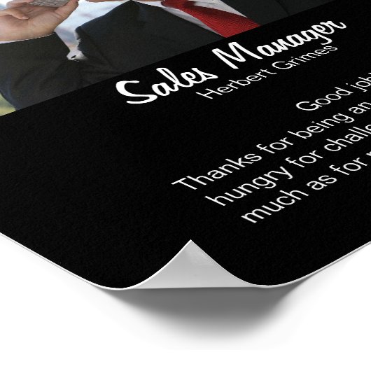 月の従業員 ポスター (角)