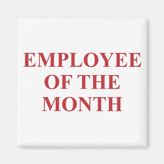 月の従業員 マグネット (正面)