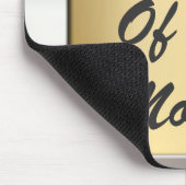 月の従業員! 銀製フレームのマウスパッド マウスパッド (コーナー)