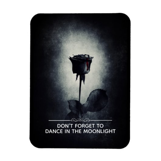 月の忘れ光の中で踊るな マグネット (縦)