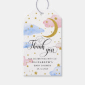 月の性別を超えた水色が明らかになる ギフトタグ (正面)