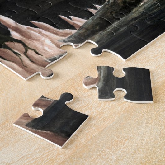 月の悲しみのゴシック様式パズル ジグソーパズル (側面)