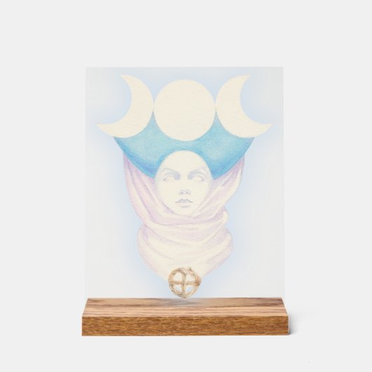 月の愛人 アクリルサイン (正面)