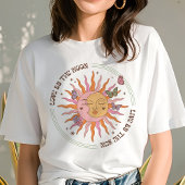 月の愛 レトロ ボヘミアン サン トライブレンドTシャツ
