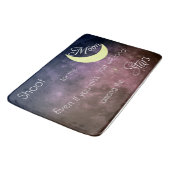 月の感動的なバス・マットのためのシュート バスマット (アングル)