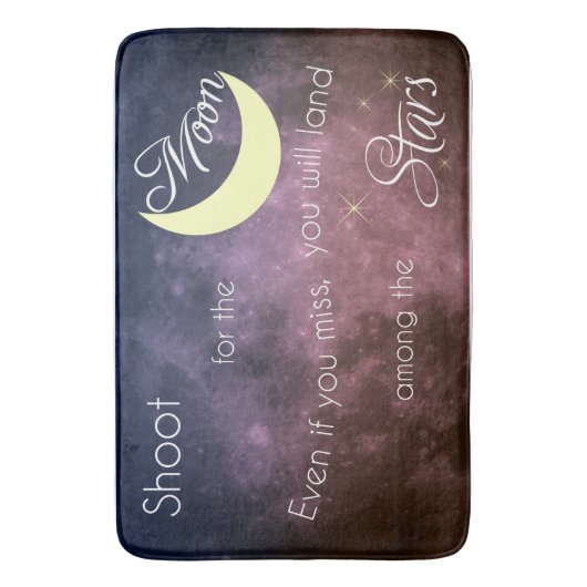 月の感動的なバス・マットのためのシュート バスマット (正面縦)