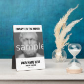 月の感謝の写真プラークの従業員 フォトプラーク (側面)