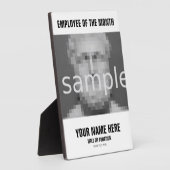 月の感謝の写真プラークの従業員 フォトプラーク (側面)