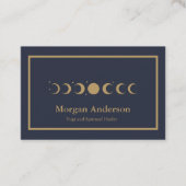 月の成長満月期のフェーズ 名刺 (正面)