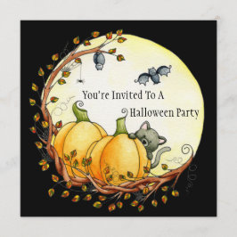 月の招待状のライトによって 招待状