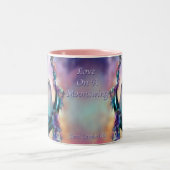 月の振動マグの愛 ツートーンマグカップ (中央)