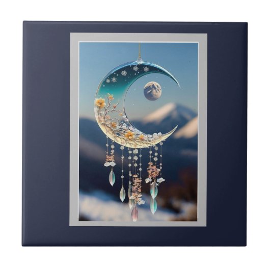 月の捕手 タイル (正面)