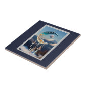 月の捕手 タイル (側面)