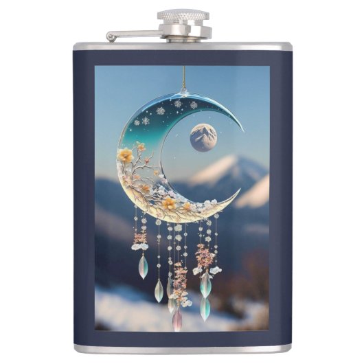 月の捕手 フラスク (正面)