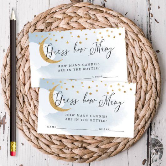 月の推測カードの上に何色の青を推測 エンクロージャーカード