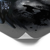 月の方で吠える烏と狼 ポスター (角)