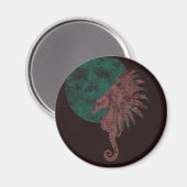 月の方に乗る マグネット (正面/裏面)