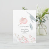 月の日本の光の中の優雅なボート セーブザデート (スタンド正面)