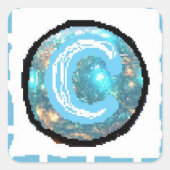 月の日 スクエアシール (正面)