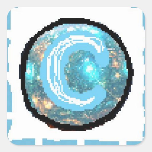 月の日 スクエアシール (正面)