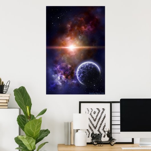 月の日 ポスター (ホームオフィス)