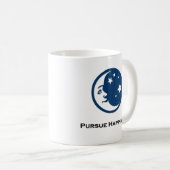 月の星が幸せを追う コーヒーマグカップ (正面右)