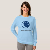 月の星が幸せを追う Tシャツ (正面フル)