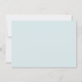 月の星の写真 ベビーシャワー サンキューカード (裏面)