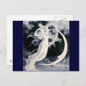 月の星の女神 ポストカード (正面/裏面)