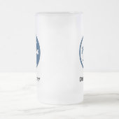 月の星の発見 フロストグラスビールジョッキ (中央)