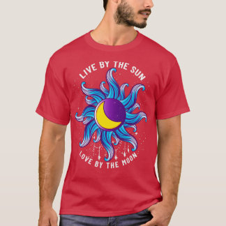 月の星占いの太陽の愛で生きる Tシャツ