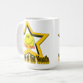 月の星及び写真のマグの従業員 コーヒーマグカップ (正面左)