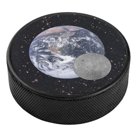 月の星空の暗いまたは遠い側 アイスホッケーパック (3/4)